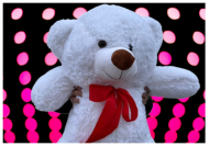 Большой плюшевый медведь 1,2 метр белый